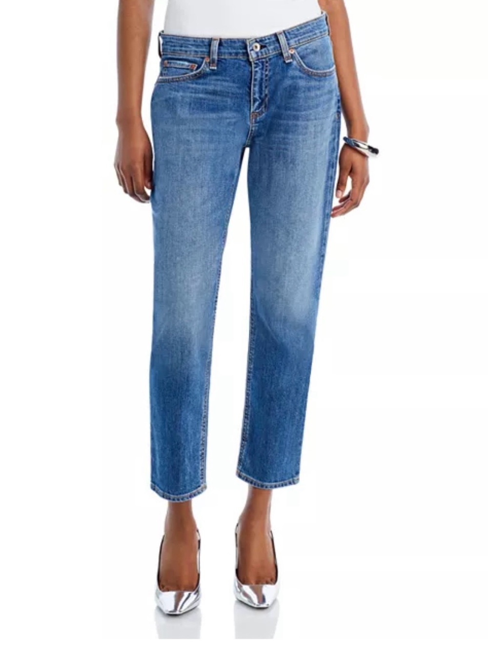 NWT Rag & Bone Dre Julienne Low Rise Ankle Slim Boyfriend Jeans 27 or 28